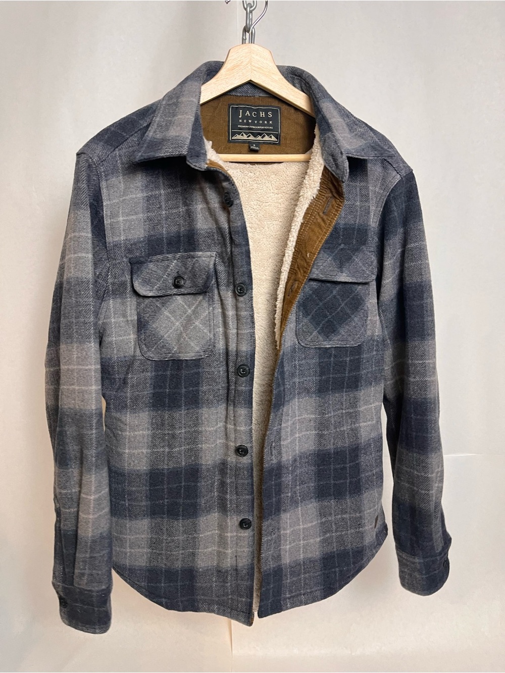 Jachs NY Plaid Sherpa-Lined Jacket